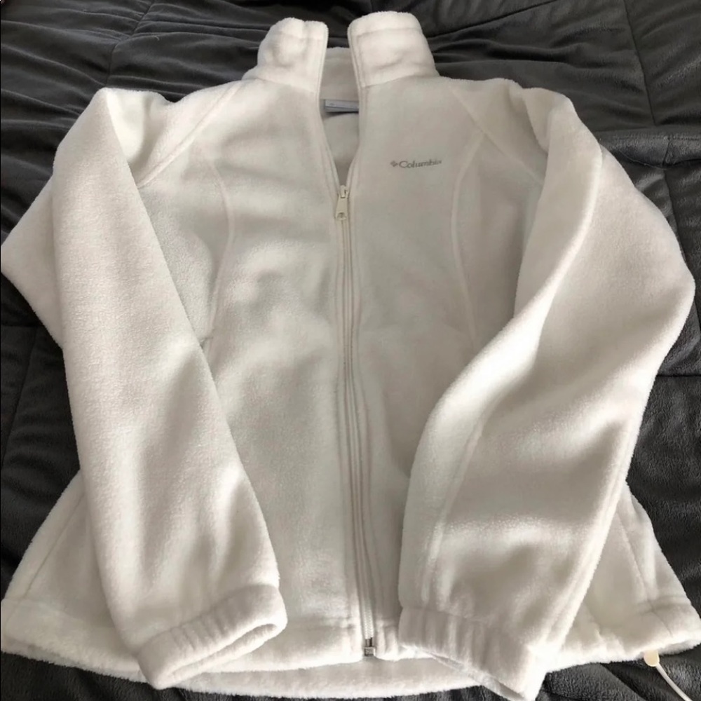 White Columbia Fleece Jacket